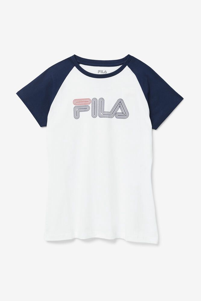 Fila Naisten Paidat Baseball Valkoinen - MIUG-43901